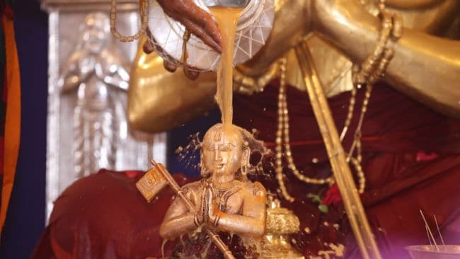 Swarna Ramanujacharya Abhishekam