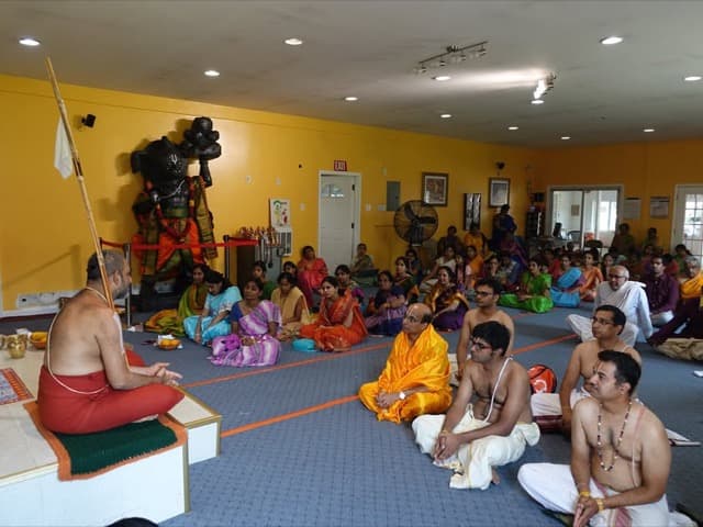HH Sri Chinna Jeeyar Swa:mi:ji at the Asramam
