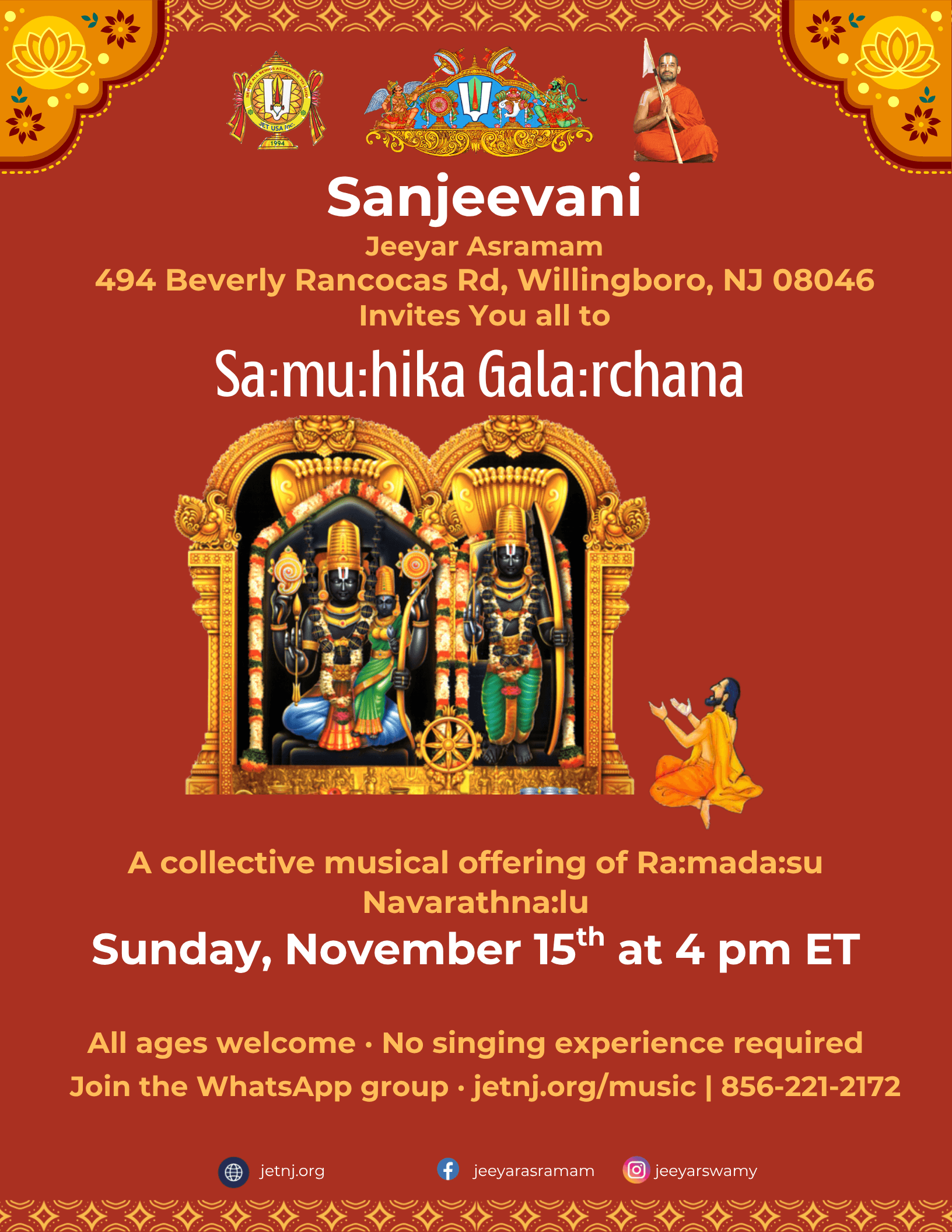 Sa:mu:hika Gala:rchana — Ra:mada:su Navarathna:lu