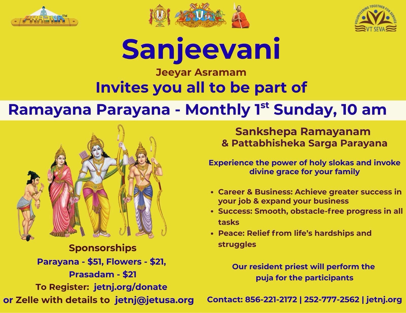 Ramayana Parayana — Monthly