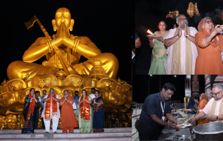 Jharkhand Rajyasabha MP Dr. Pradeep Verma ji Visits Statue of Equality