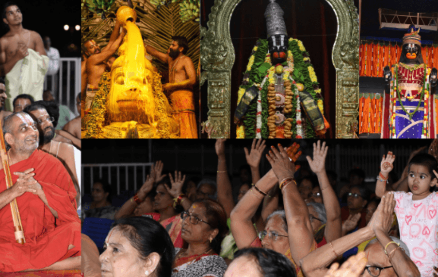 grandcelebrationofhanumadjayanthiatdivyasakethakshetram,soe,vijayakiladri
