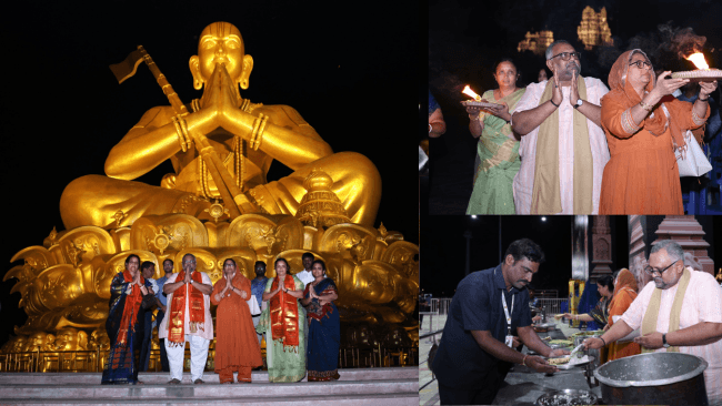 Jharkhand Rajyasabha MP Dr. Pradeep Verma ji Visits Statue of Equality
