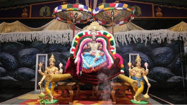 Saran Navaratri MahaLakshmi Alankaram Divya Saketam Statue of Equality