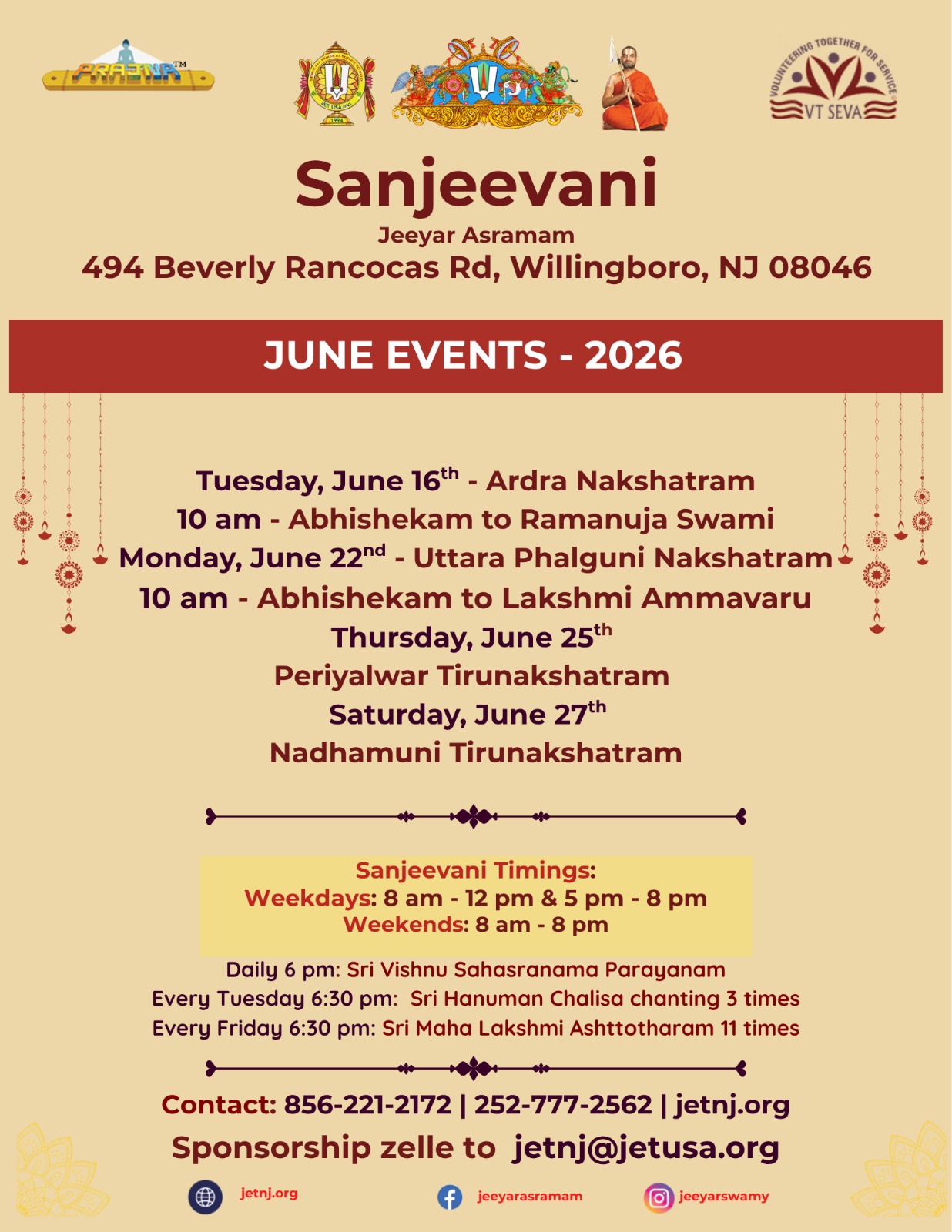 June Events flyer